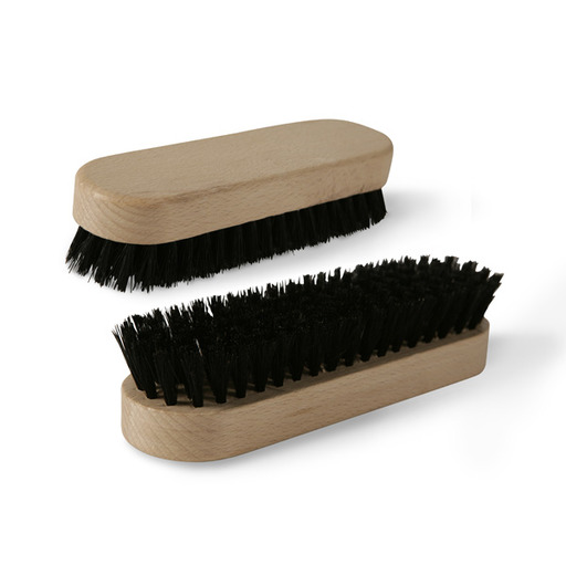 Polishing brush - wood (hair) small
